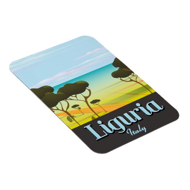 Ímã Liguria Italytrip poster (Lado Direito)