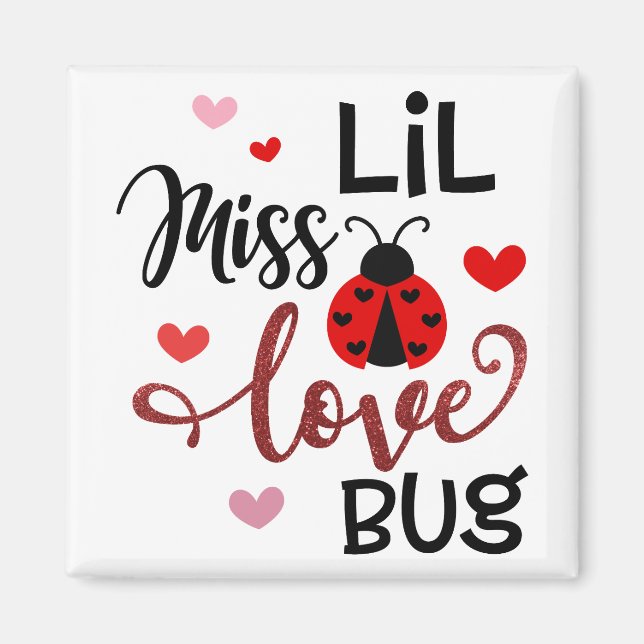 Imã Lil Miss Love Bug (Frente)