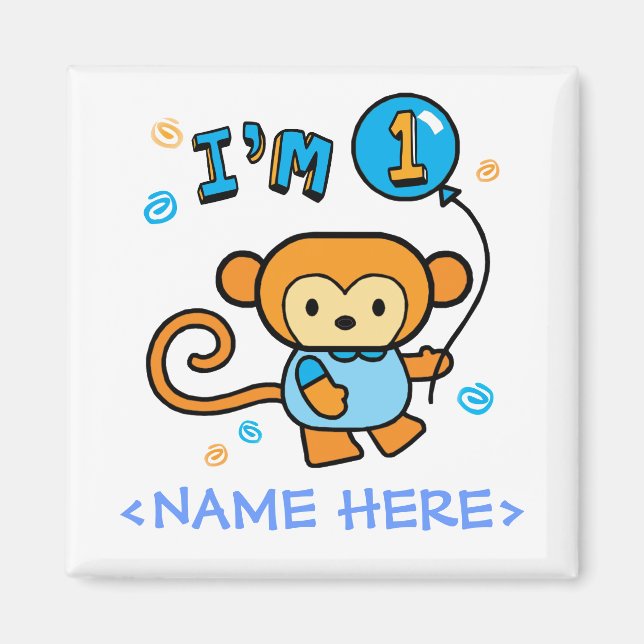 Imã Lil Monkey primeiro aniversario (Frente)
