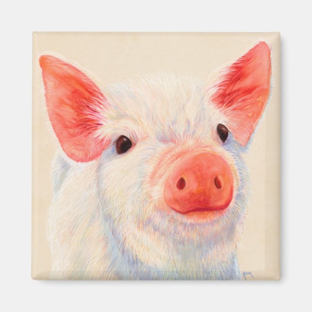 Imã Lil" Oinker - Imagem De Porcos (Frente)