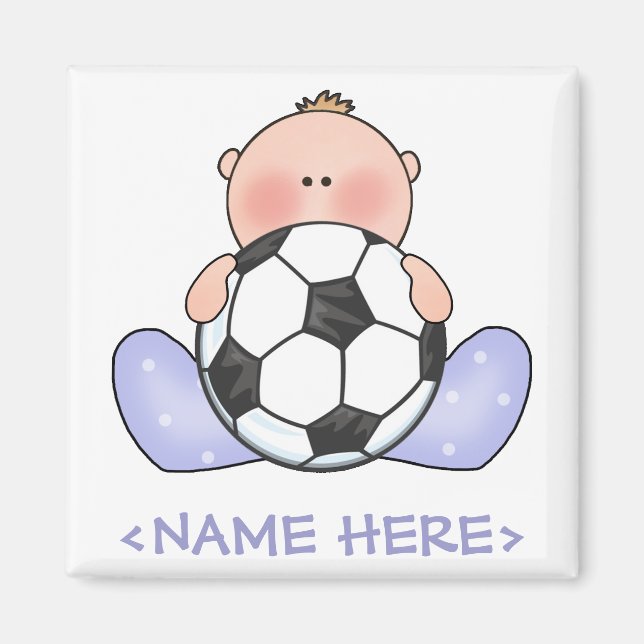Imã Lil Soccer Baby Boy (Frente)