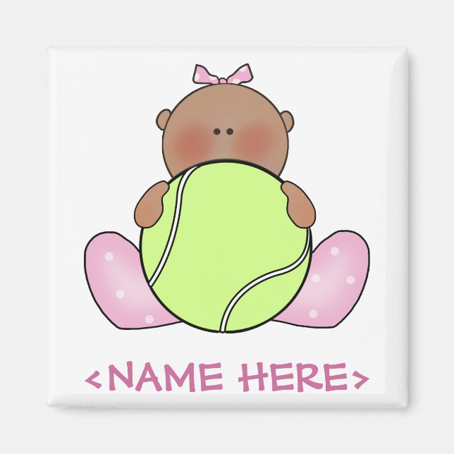 Imã Lil Tênis Baby Girl - Étnica (Frente)