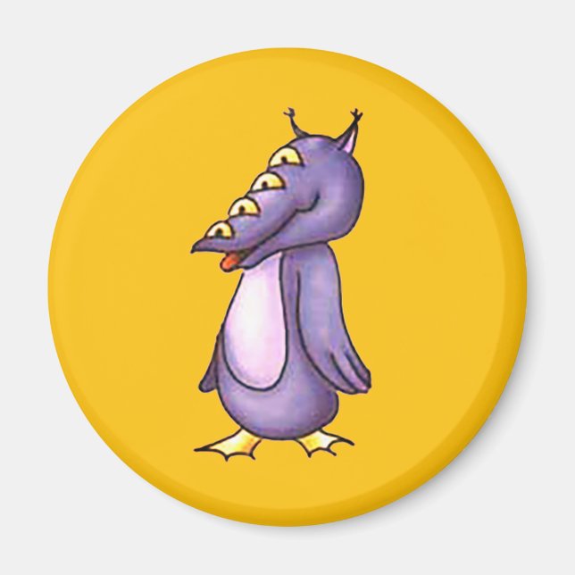 Imã lila Monster (Frente)