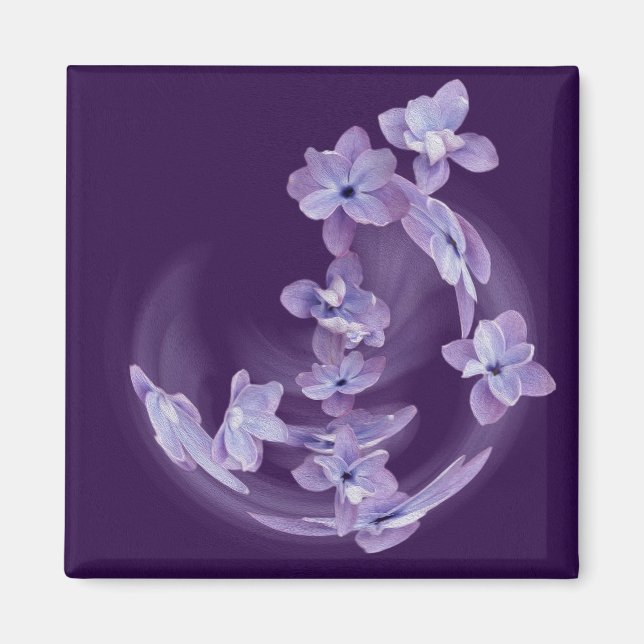 Imã Lilac em círculo (Frente)