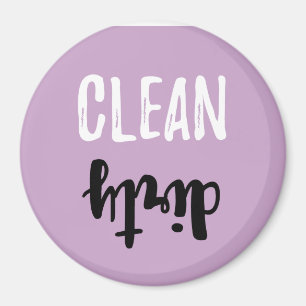 Imã Lilac Purple Dishwasher Suja Púrpura Traço