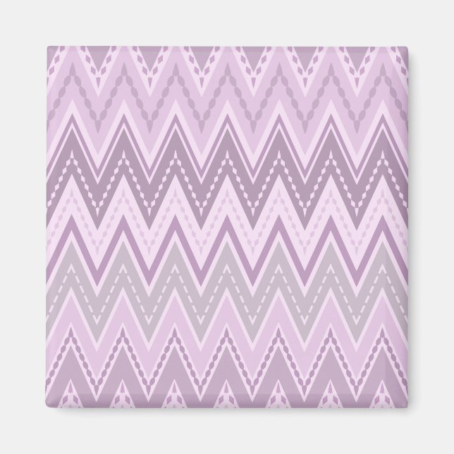 Imã Lilac, rosa, zigzag (Frente)