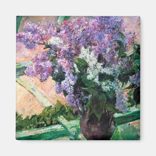 Imã Lilacs em uma janela, Mary Cassatt (Frente)