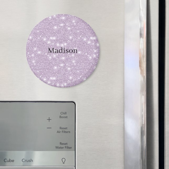 Imã Lilás Feminino Brilho Falso Glitter (In Situ (Fridge))