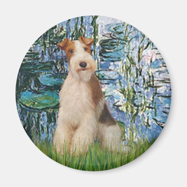 Imã Lilies 1 - Wire Fox Terrier 3 (Frente)