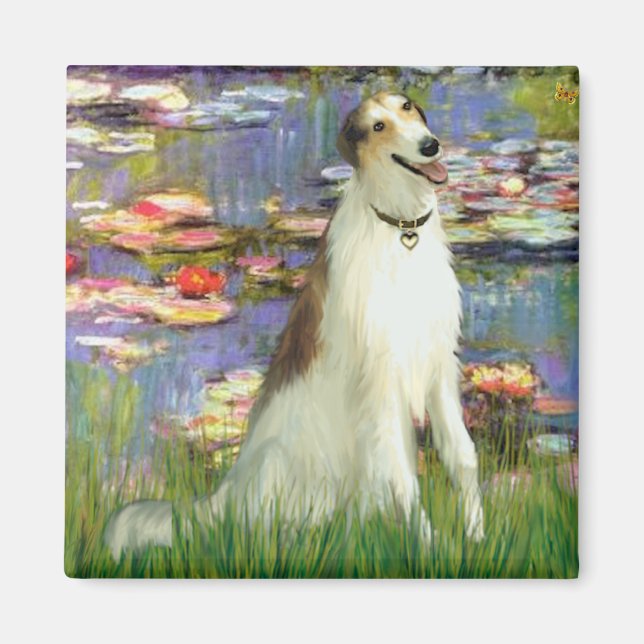 Imã Lilies 2 -  Borzoi (Frente)