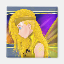 Lilin OC - Anjo ciborgue - Arte inspirada no Stars