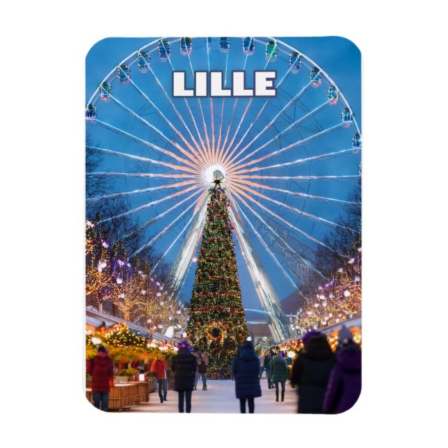 Ímã Lille’s Festive Glow: A Magical Christmas Market  (Vertical)