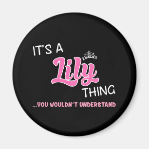 Imã Lily, coisa que você não entenderia.