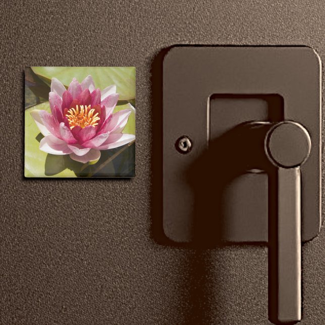 Imã Lily de Água Rosa (2" water lily magnet)