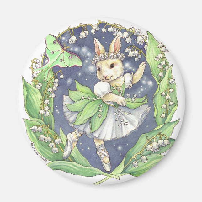 Imã Lily do Vale Magnet (Frente)