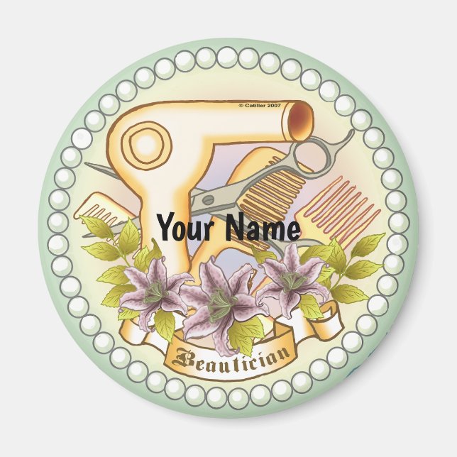 Imã Lily Pearl Beauticitic Magnet (Frente)