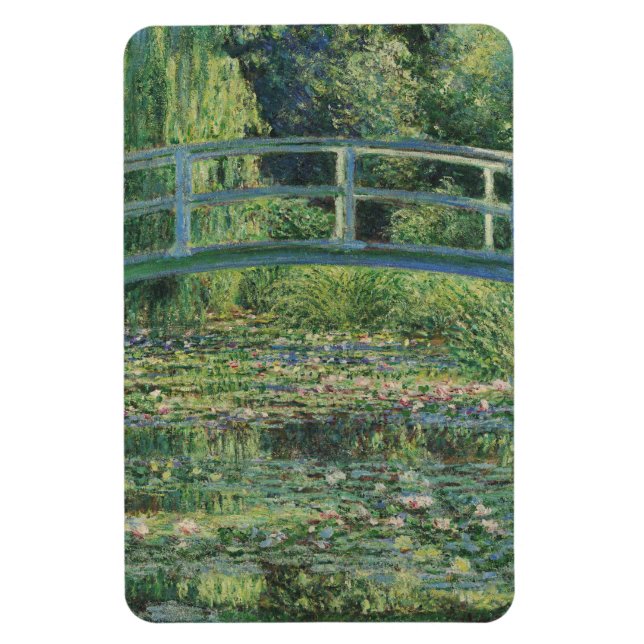 Ímã Lily Pond, Painting Oil Landscape, Monet (Vertical)