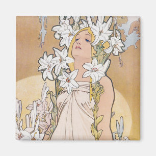Imã Lily (Quatro Flores), Alphonse Mucha