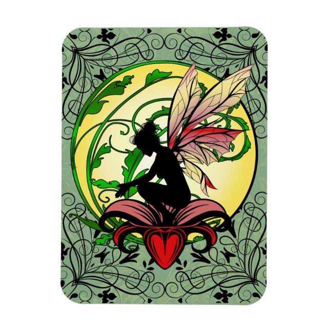 Ímã Lily Shadow Fairy (Vertical)