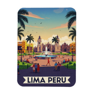 Ímã Lima Peru Viagem