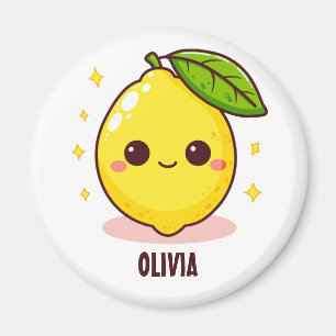 Imã Limão Amarelo Personalizado Adorável Fofo