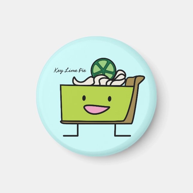 Imã Limão-chave Pie sour lemon tart sobremesa slice gr (Frente)