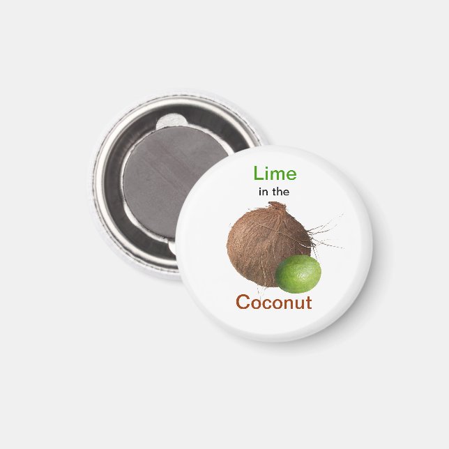 Imã Limão e Coco (Front/Back)