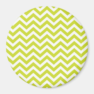 Imã Limão e Design Chevron branco