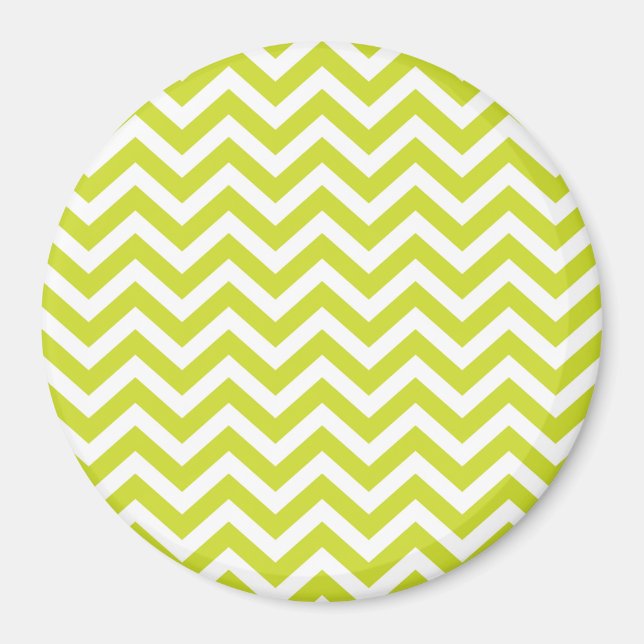 Imã Limão  e Design Chevron branco (Frente)