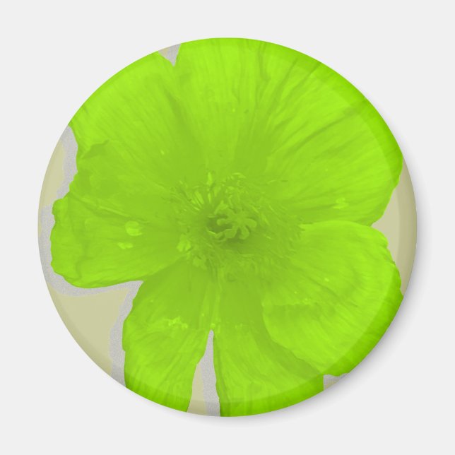 Imã Limão/Flor PopArt (Frente)