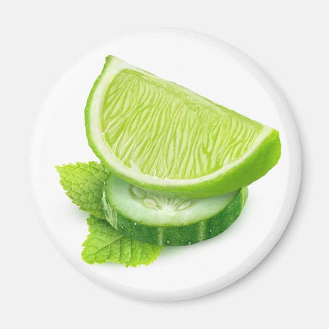 Imã Limão, pepino e menta (Frente)