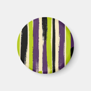 Imã Lime Verde Roxo Preto Pincelada Negrita Vertical