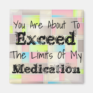 Imã Limite engraçado de meu ímã do refrigerador da