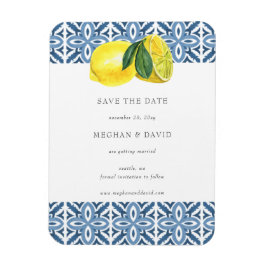 Ímã Limões Azuis Da Sicília Mediterrânica Salvem A Dat