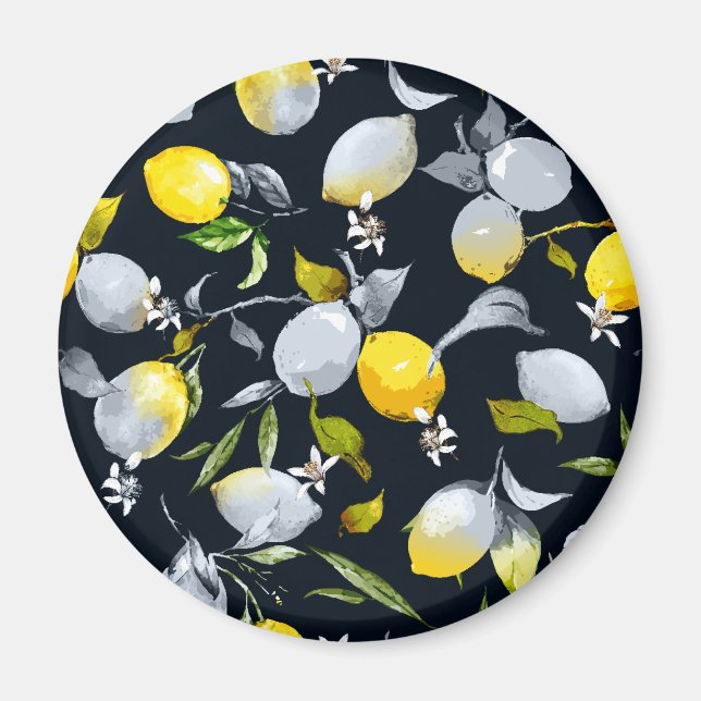 Imã Limões de aquarelas 12 (Frente)