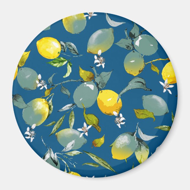 Imã Limões de aquarelas 29 (Frente)