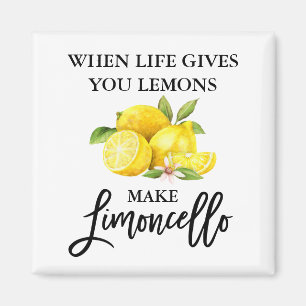 Imã Limões de Cores Aquáticas Limoncello, Manuscrito