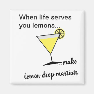 Imã Limões de vida, limão, martini