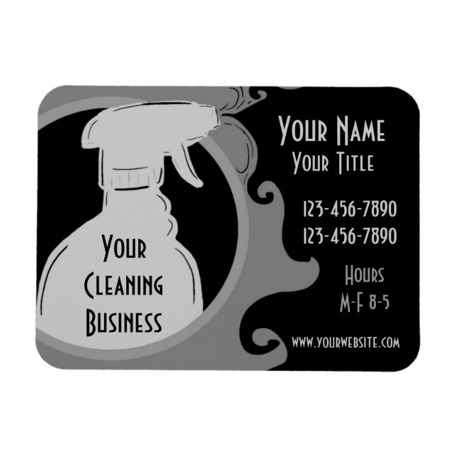 Ímã Limpando o tema da cinza comercial MAGNET (Horizontal)