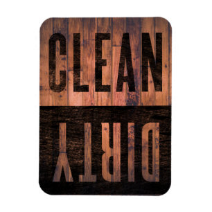 Ímã Limpe a madeira afligida de   máquina de lavar