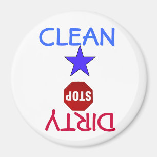 Imã Limpe pratos sujos na máquina de lavar louça