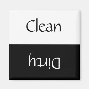 Imã Limpe sujo (preto & o branco)