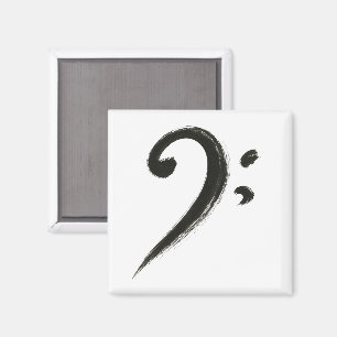Imã Limpeza de Bass Minimalista - Símbolo de Música de