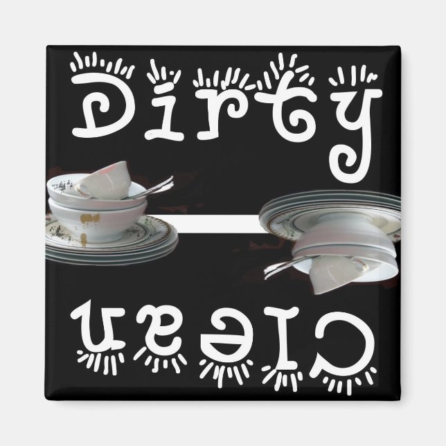 Imã Limpo / Sujo (Preto) (Frente)