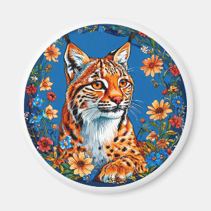 Imã Lince com pelo alaranjado vibrante