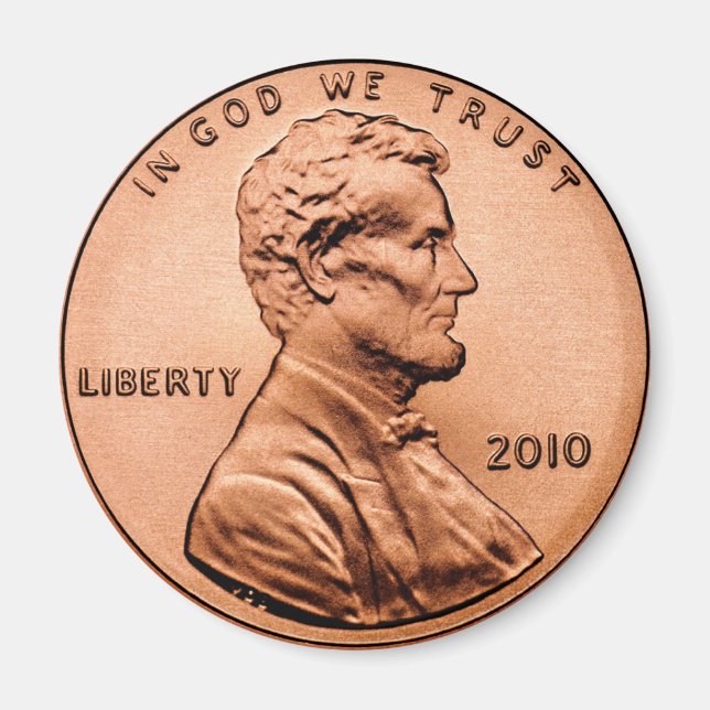 IMÃ LINCOL PENNY (Frente)