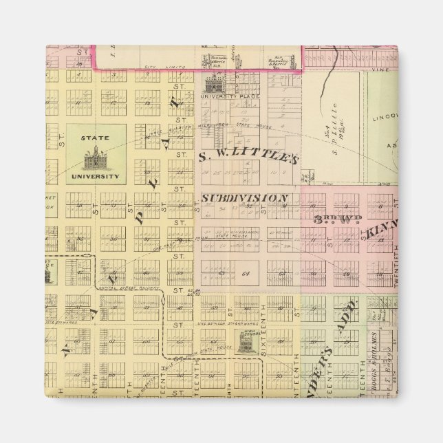 Imã Lincoln North, Nebraska (Frente)