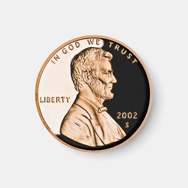 Imã Lincoln Penny 2002 Classic (Frente)