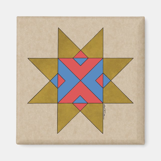 Imã Lincolnshire Auseklis Witch Mark (Frente)