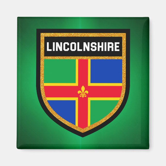Imã Lincolnshire Flag (Frente)
